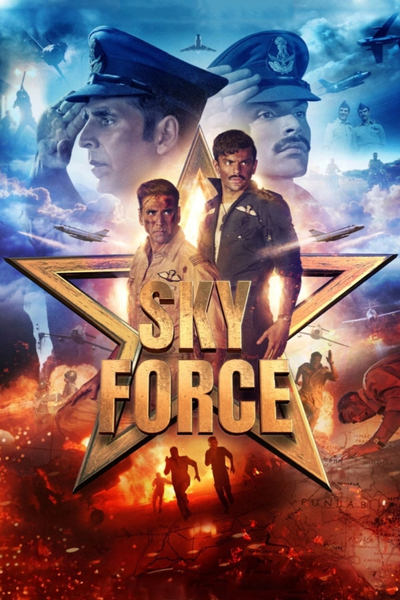 Sky Force (2024) WEB-HDRip [Hindi ORG DD 5.1] 4K | 1080p | DS4K 10Bit | 720p | HEVC | 480p [x264|x265] Esubs [10Bit ADDED] poster