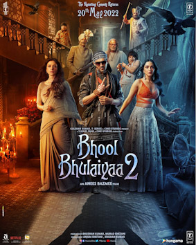 Bhool Bhulaiyaa 2 (2022) Hindi 1080p | 720p 10-Bit HEVC WEB-HDRip x265 AAC DD 5.1 Esubs – 2 GB | 1 GB poster