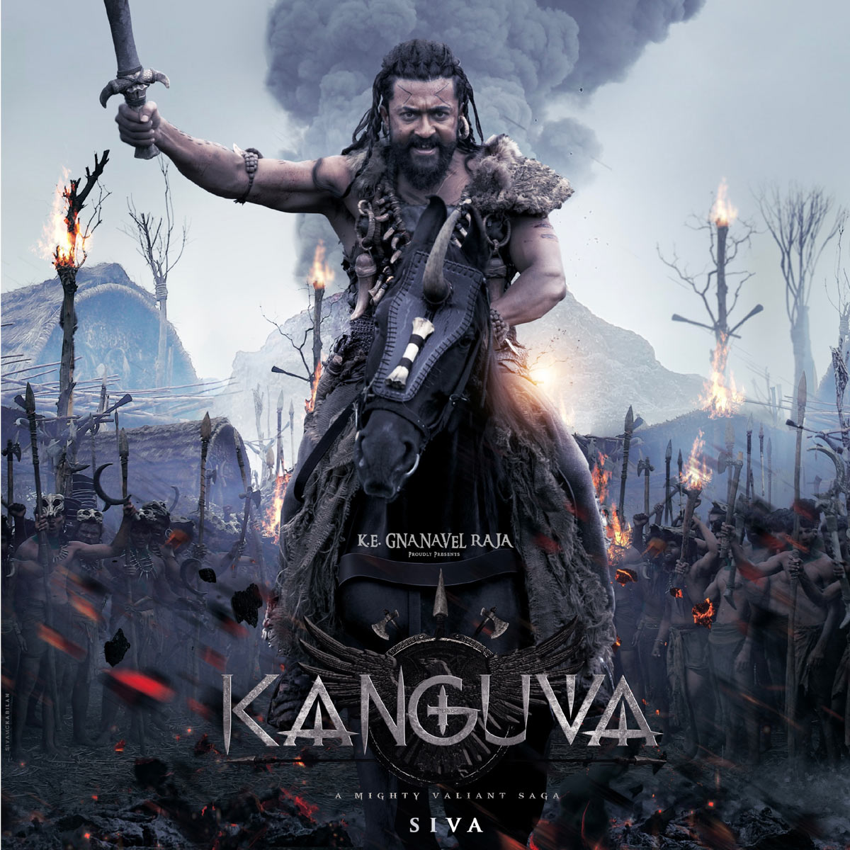 Kanguva (2024) WEB-HDRip [Dual Audio] [Hindi ORG DD 2.0 & Tamil] 4K | 1080p | 720p | HEVC | 480p [x264|x265] Esubs poster